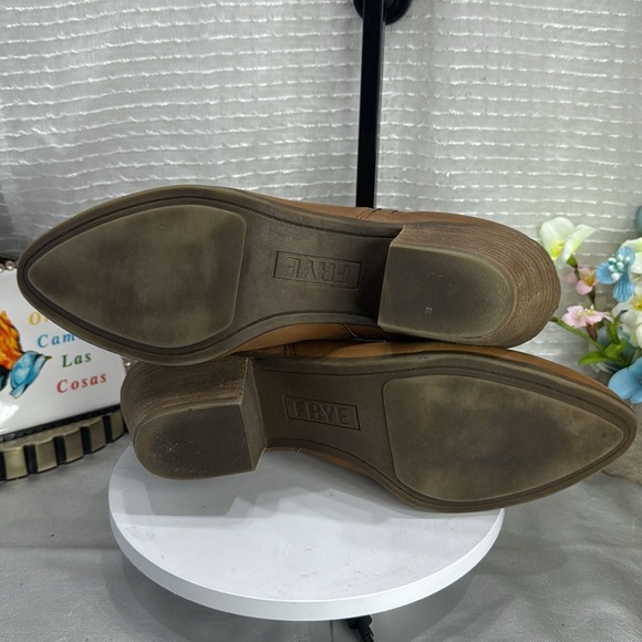 (P5) Frye Judith Cognac
Brown Leather Ankle Boot
3475044 Zip Closure Size 10M,W - Picture 10 of 14